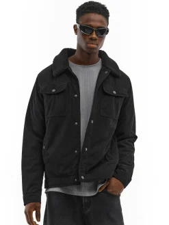 GATE Męska kurtka typu sherpa| Kurtki I Płaszcze·Kurtki Przejściowe