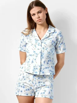 GATE Muślinowe spodenki od piżamy z nadrukiem| Bielizna·Bielizna Nocna