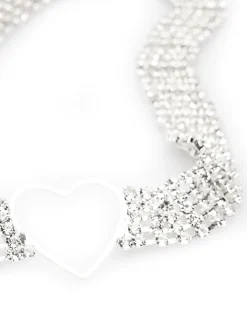 GATE Naszyjnik typu choker z ozdobnymi kamieniami| Akcesoria·Biżuteria