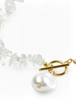 GATE Naszyjnik z kamieniem z zawieszką| Akcesoria·Biżuteria