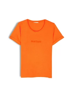 GATE Neonowa koszulka z haftem| Koszulki I Topy·Koszulki