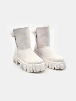 GATE Niskie buty z futerkiem| Buty