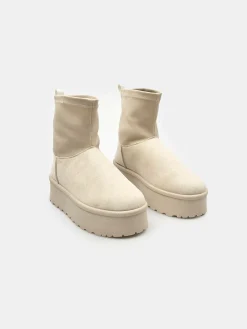 GATE Niskie, puszyste botki| Buty