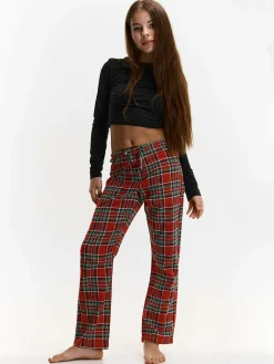 GATE Noszone pižami w kratkę|Dzieci Dziewczynki·Bielizna