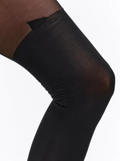 GATE Nylonowe rajstopy z efektem zakolanówek| Bielizna·Rajstopy|Akcesoria·Pończochy