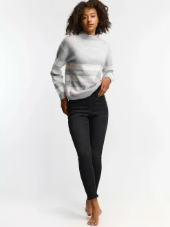 GATE Obcisłe jeansy z elastyczną talią| Spodnie·Jeansy