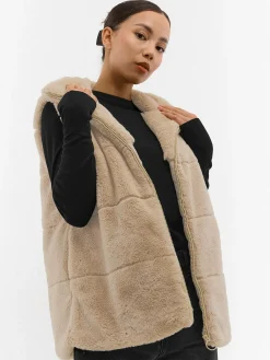 GATE Ocieplana kamizelka z imitacji futra| Kurtki I Płaszcze·Kamizelki|Kurtki I Płaszcze·Pikowana Kurtka