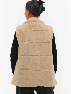 GATE Ocieplana kamizelka z imitacji futra| Kurtki I Płaszcze·Kamizelki|Kurtki I Płaszcze·Pikowana Kurtka