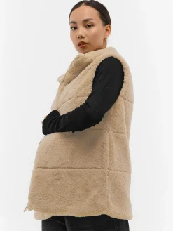 GATE Ocieplana kamizelka z imitacji futra| Kurtki I Płaszcze·Kamizelki|Kurtki I Płaszcze·Pikowana Kurtka