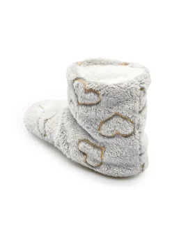 GATE Ocieplane kapcie ze wzorem| Buty