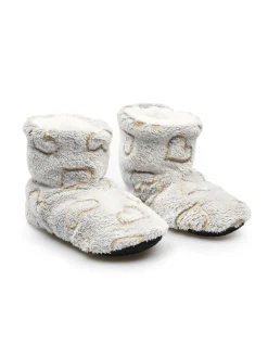 GATE Ocieplane kapcie ze wzorem| Buty