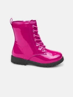 GATE Ocieplane, lakierowane botki z zamkiem błyskawicznym|Dzieci Dziewczynki·Buty