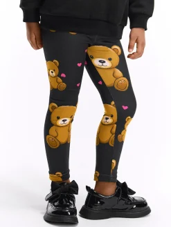 GATE Ocieplane legginsy z nadrukiem|Dzieci Dziewczynki·Spodnie I Legginsy