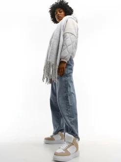 GATE Ocieplane, sznurowane tenisówki| Buty