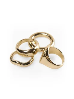 GATE Opakowanie 4 pierścionków| Akcesoria·Biżuteria