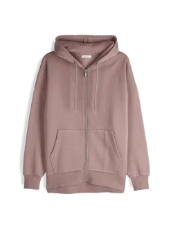 GATE Oversize'owa bluza zapinana na zamek i z kapturem| Swetry I Bluzy·Bluzy