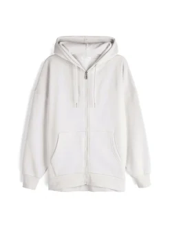 GATE Oversize'owa bluza zapinana na zamek i z kapturem| Swetry I Bluzy·Bluzy