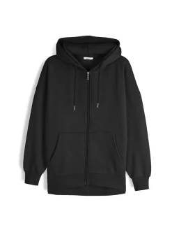 GATE Oversize'owa bluza zapinana na zamek i z kapturem| Swetry I Bluzy·Bluzy