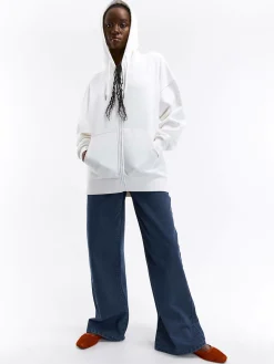 GATE Oversize'owa bluza zapinana na zamek i z kapturem| Swetry I Bluzy·Bluzy