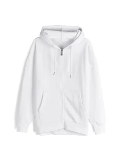 GATE Oversize'owa bluza zapinana na zamek i z kapturem| Swetry I Bluzy·Bluzy