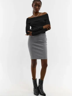 GATE Ołówkowa spódnica mini| Kategorie·Spódnice ☀️