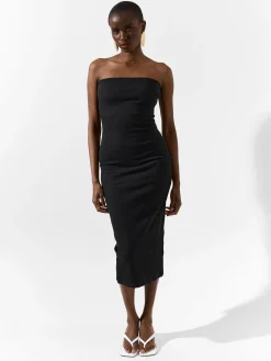 GATE Ołówkowa sukienka ze splotu żeberkowego| Kategorie·Sukienki