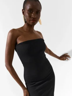 GATE Ołówkowa sukienka ze splotu żeberkowego| Kategorie·Sukienki