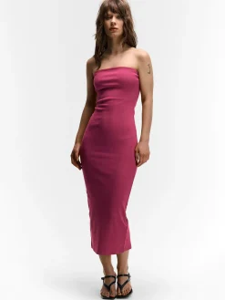 GATE Ołówkowa sukienka ze splotu żeberkowego| Kategorie·Sukienki