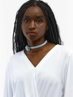 GATE Ozdobny jeansowy choker| Akcesoria·Biżuteria