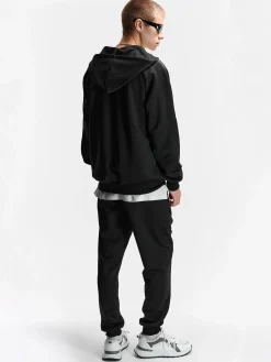 GATE Panelowa bluza zapinana na zamek z kapturem| Swetry I Bluzy·Bluzy