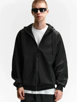 GATE Panelowa bluza zapinana na zamek z kapturem| Swetry I Bluzy·Bluzy