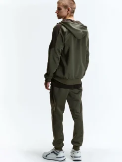 GATE Panelowa bluza zapinana na zamek z kapturem| Swetry I Bluzy·Bluzy