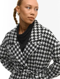 GATE Płaszcz w kratę| Kurtki I Płaszcze·Płaszcze