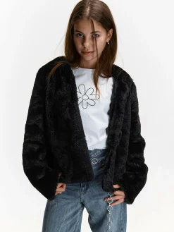 GATE Płaszcz z imitacji futra|Dzieci Dziewczynki·Kurtki I Płaszcze