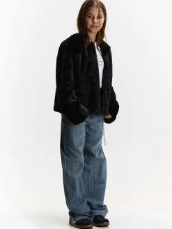 GATE Płaszcz z imitacji futra|Dzieci Dziewczynki·Kurtki I Płaszcze