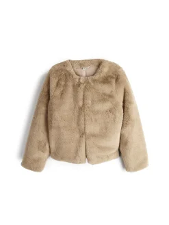 GATE Płaszcz z imitacji futra|Dzieci Dziewczynki·Kurtki I Płaszcze