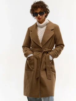 GATE Płaszcz z paskiem| Kurtki I Płaszcze·Płaszcze