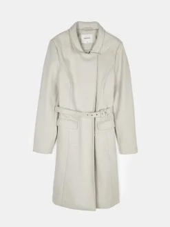 GATE Płaszcz z paskiem| Kurtki I Płaszcze·Płaszcze