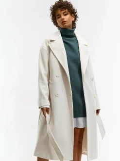 GATE Płaszcz z paskiem| Kurtki I Płaszcze·Płaszcze