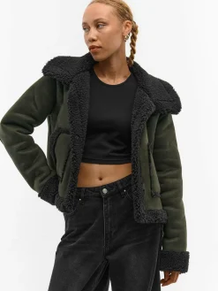 GATE Płaszcz z podszewką ze sztucznego futra| Kurtki I Płaszcze·Płaszcze