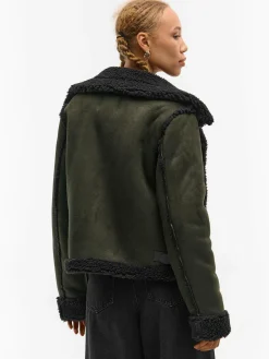 GATE Płaszcz z podszewką ze sztucznego futra| Kurtki I Płaszcze·Płaszcze