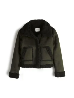 GATE Płaszcz z podszewką ze sztucznego futra| Kurtki I Płaszcze·Płaszcze