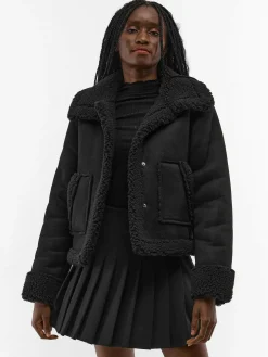 GATE Płaszcz z podszewką ze sztucznego futra| Kurtki I Płaszcze·Płaszcze