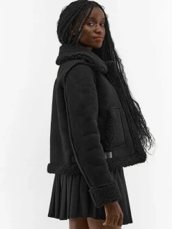 GATE Płaszcz z podszewką ze sztucznego futra| Kurtki I Płaszcze·Płaszcze