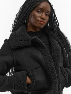 GATE Płaszcz z podszewką ze sztucznego futra| Kurtki I Płaszcze·Płaszcze