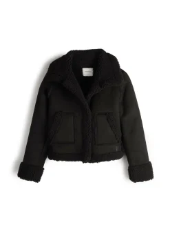 GATE Płaszcz z podszewką ze sztucznego futra| Kurtki I Płaszcze·Płaszcze