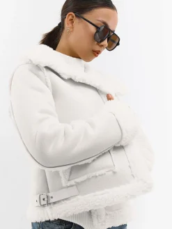 GATE Płaszcz z podszewką ze sztucznego futra| Kurtki I Płaszcze·Płaszcze