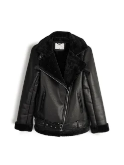 GATE Płaszcz z podszewką ze sztucznego futra| Kurtki I Płaszcze·Płaszcze