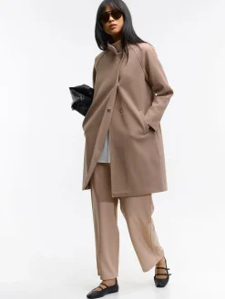 GATE Płaszcz z wysokim kołnierzem| Kurtki I Płaszcze·Płaszcze