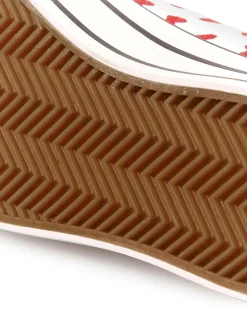 GATE Płócienne, sznurowane tenisówki z nadrukiem| Buty